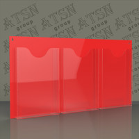 Кишені настінні з кольорового пластику