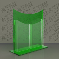  Підставка з кольорового пластику під рекламну продукцію