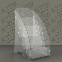 Буклетниця на 3 відділення для поліграфії