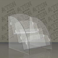 Буклетниця прозора