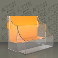 Візитниця акрилова настільна комбінована