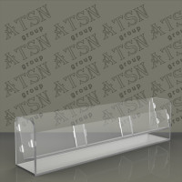 Візитниця з прозорого акрилу