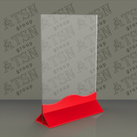 Підставка під меню з фігурним омнованіем А4